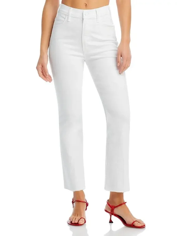 Mother The Lil' Hustler Petites High Rise Ankle Jeans in Fairest of Them All