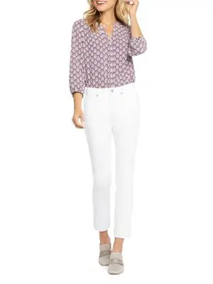 Nydj Petite Sheri High Rise Cropped Skinny Jeans in Artist Blue