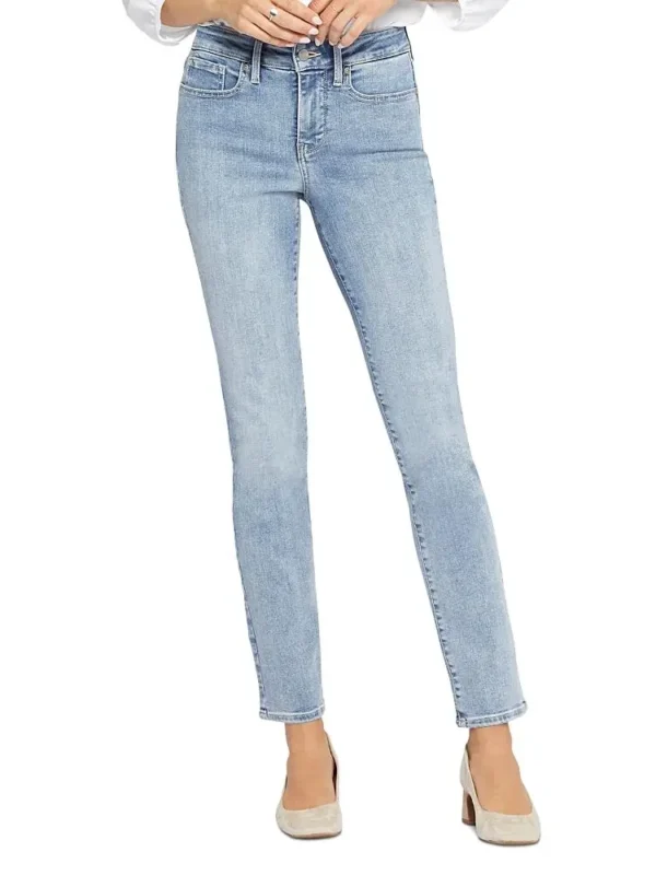 Nydj Petite Sheri High Rise Slim Leg Jeans in Haley