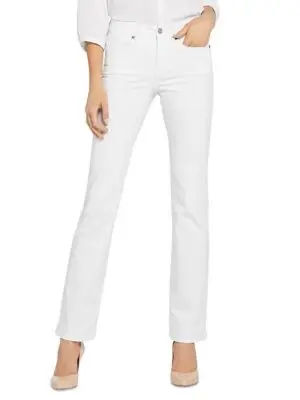 Nydj Petite Marilyn High Rise Straight Jeans