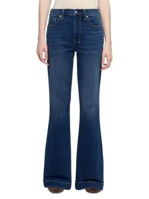 7 For All Mankind Petites The Leggy Bootcut Jeans in Moonwater