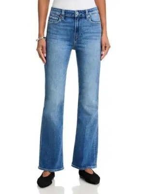 Paige Petites High Rise Laurel Canyon Jeans in Monaco Mist