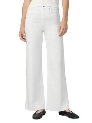 Joe's Jeans The Mia High Rise Wide Leg Petite Jeans in White