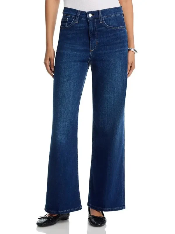 Joe's Jeans The Mia Petite High Rise Wide Leg Jeans in Dedication