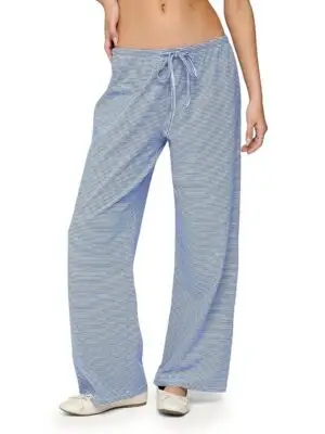 Edikted Petite Olivia Striped Loose Fit Pants