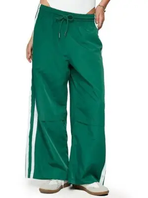 Edikted Petite Fauna Nylon Track Pants