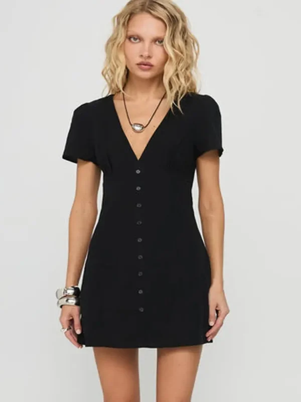 Loveliness Playsuit Black Petite