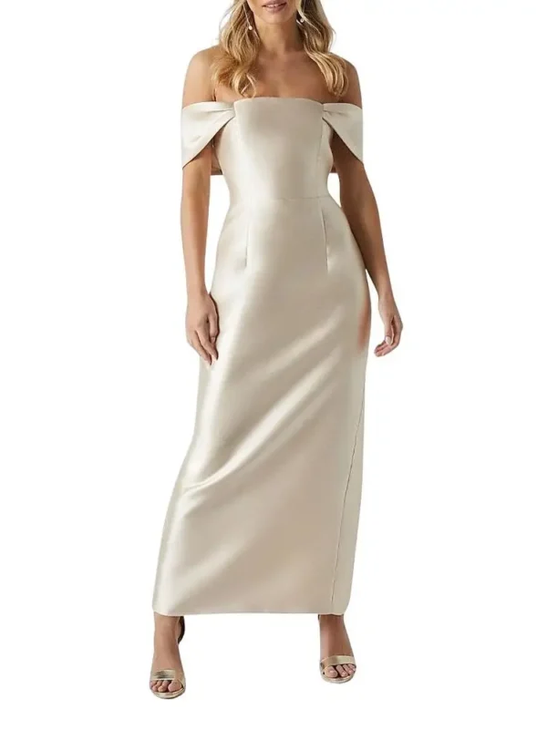 Coast Petite Column Midi Bridesmaid Dress