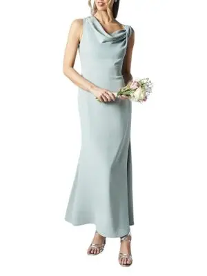 Coast Petite Twist Cowl Neck Bridesmaid Dress
