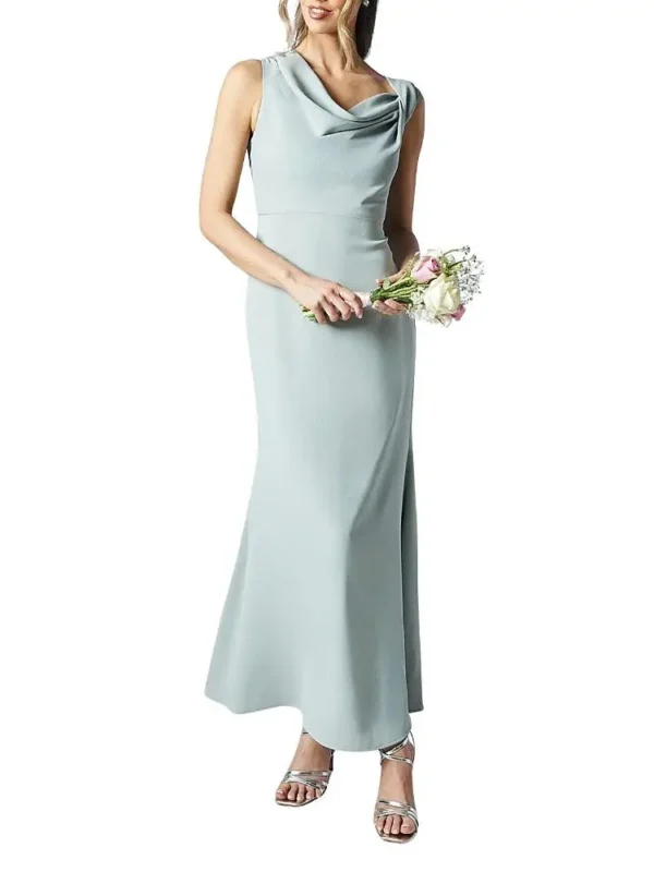 Coast Petite Twist Cowl Neck Bridesmaid Dress