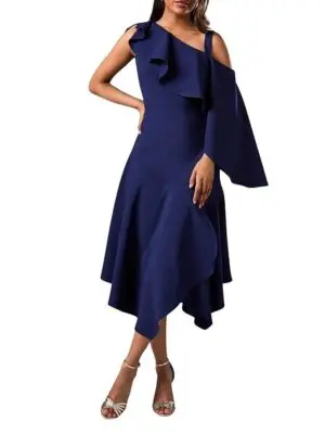 Coast Petite Midi Wedding Guest Dress