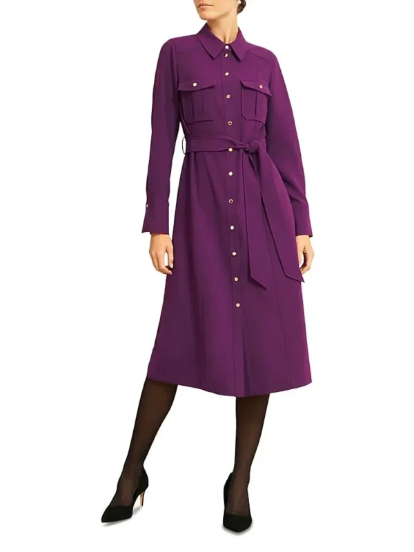 Hobbs London Petites Violet Dress