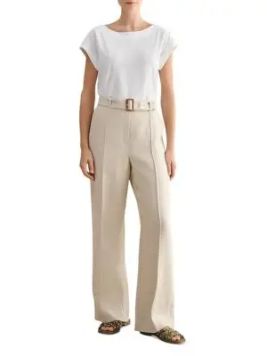 Hobbs London Petite Zainah Linen Pants