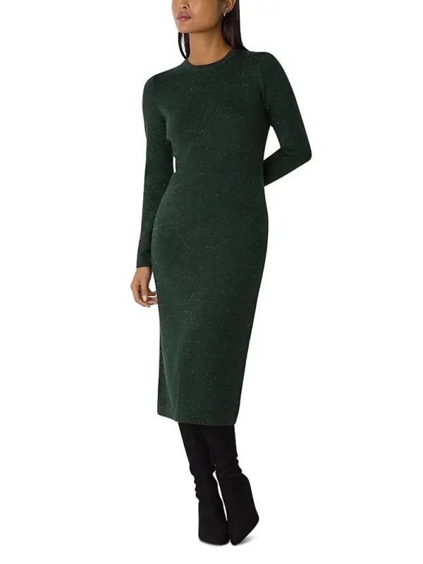 Whistles Petite Annie Sparkle Knit Dress