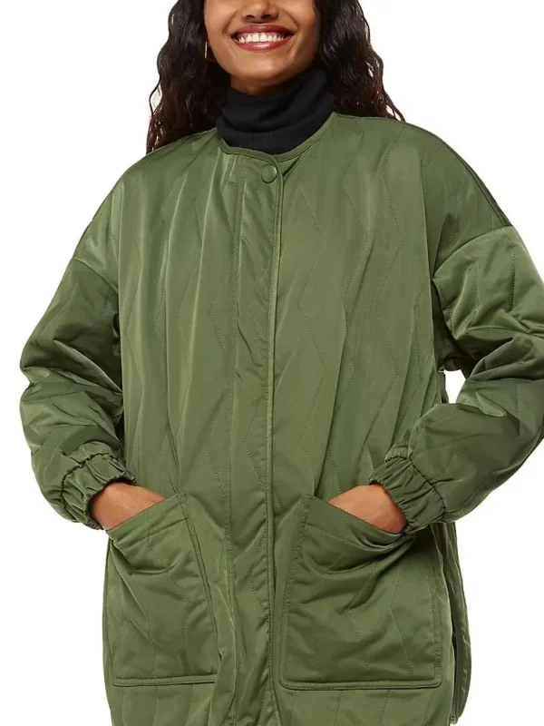 Whistles Petites Esther Quilted Coat