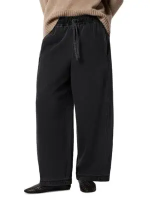 Whistles Petites Casual Denim Barrel Trousers