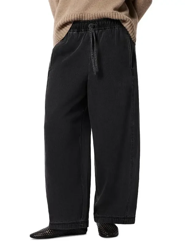 Whistles Petites Casual Denim Barrel Trousers