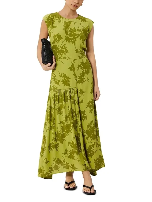 Whistles Petite Floral Asymmetric Dress