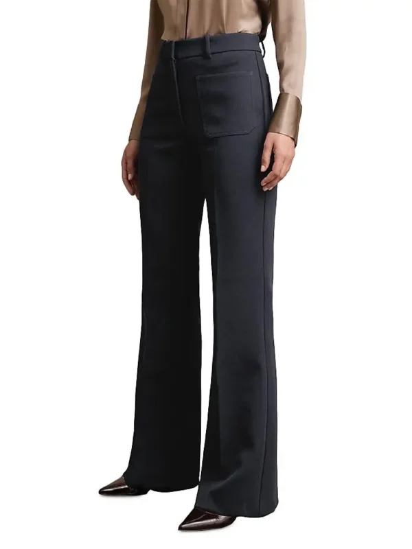 Reiss Petite Priya Flare Leg Trousers