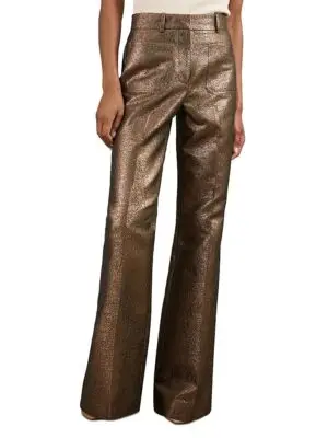 Reiss Petite Sienna Sparkle Flare Trousers
