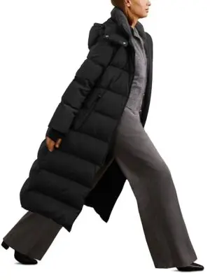 Reiss Petite Colette Longline Puffer Coat