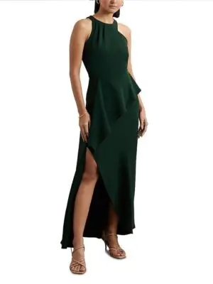 Reiss Petite Occasion Ruffle Front Dress