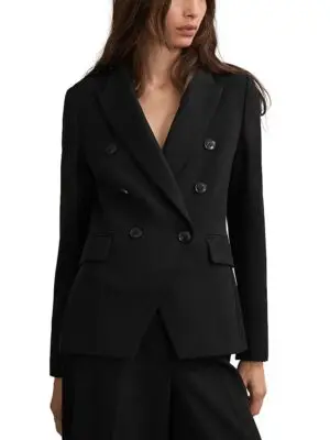 Reiss Petite Gabi Double Breasted Blazer