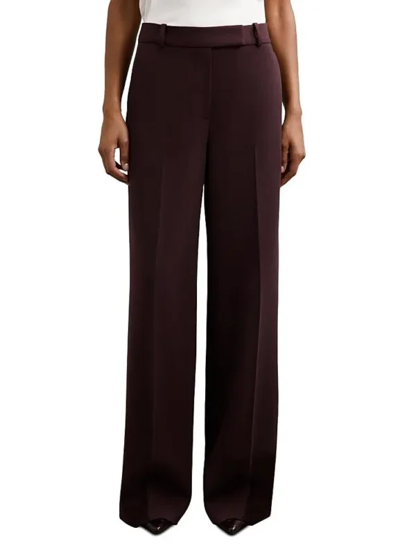 Reiss Petite Gabi Wide Leg Pants