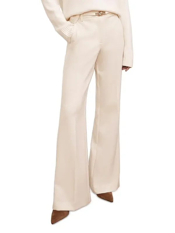 Reiss Petite Leona Flare Leg Pants