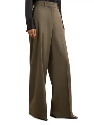 Reiss Petite Solene Wide Leg Pants