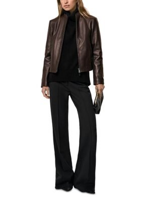 Reiss Petites Allie Leather Jacket