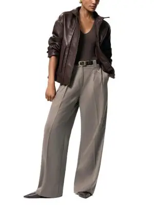 Reiss Petites Kiara Leather Jacket