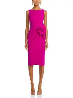 Chiara Boni La Petite Robe Glenaly Flower-Applique Dress - Exclusive
