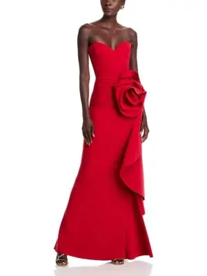 Chiara Boni La Petite Robe Ethane Rosette Gown - Exclusive