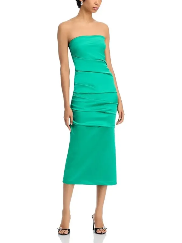 Chiara Boni La Petite Robe Keiky Satin Midi Dress