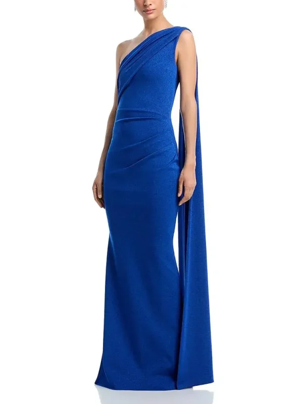 Chiara Boni La Petite Robe Zenab One Shoulder Sash Gown
