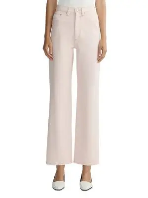 DL1961 Petite Karmine High Rise Ankle Wide Leg Jeans in Ballet