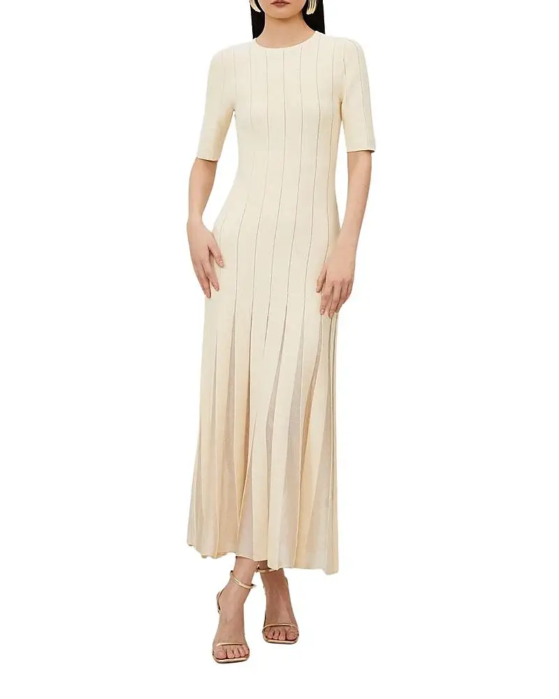 Karen Millen Petite Knit Full Skirt Midi Dress