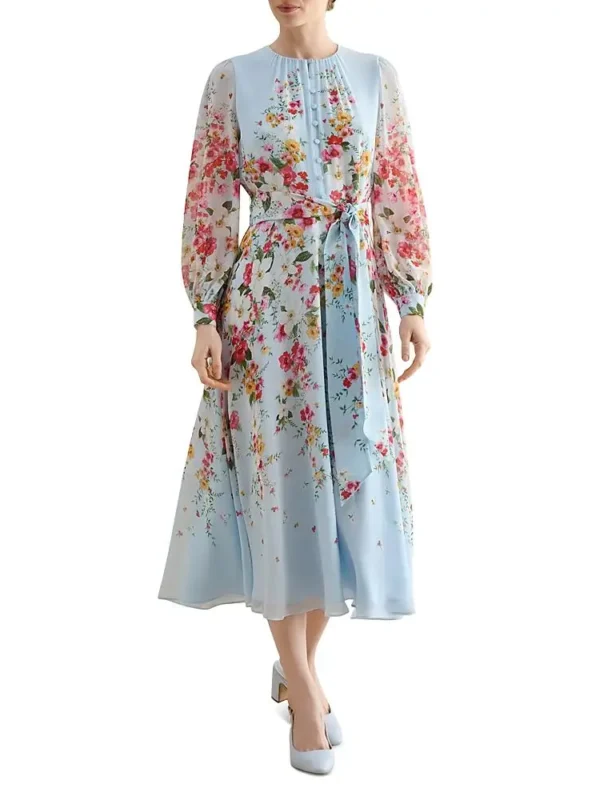 Hobbs London Petite Liberty Silk Dress
