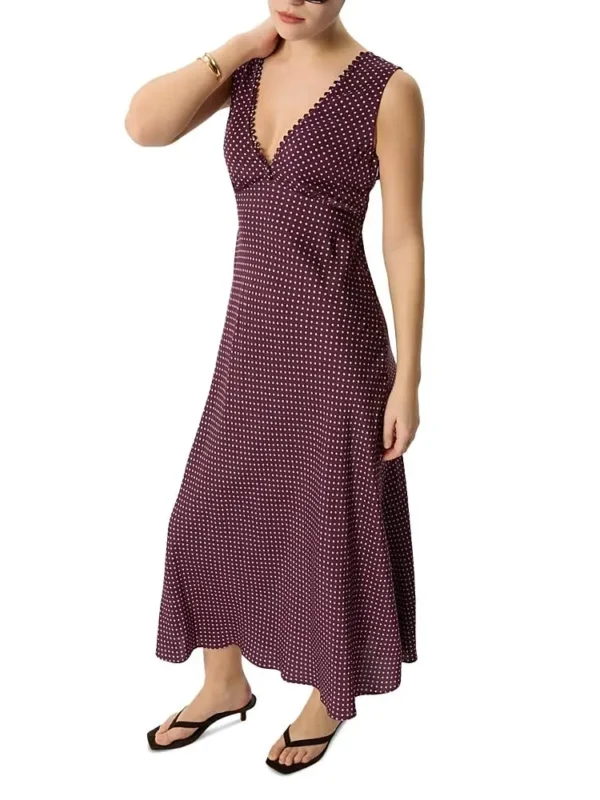 Whistles Petites Mini Spot Sleeveless Dress
