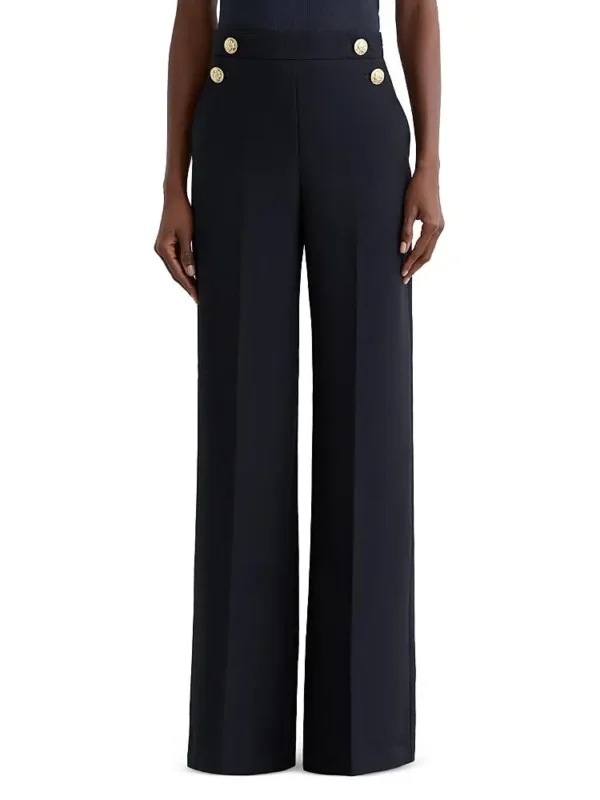 Reiss Petites Carley Wide Leg Trousers