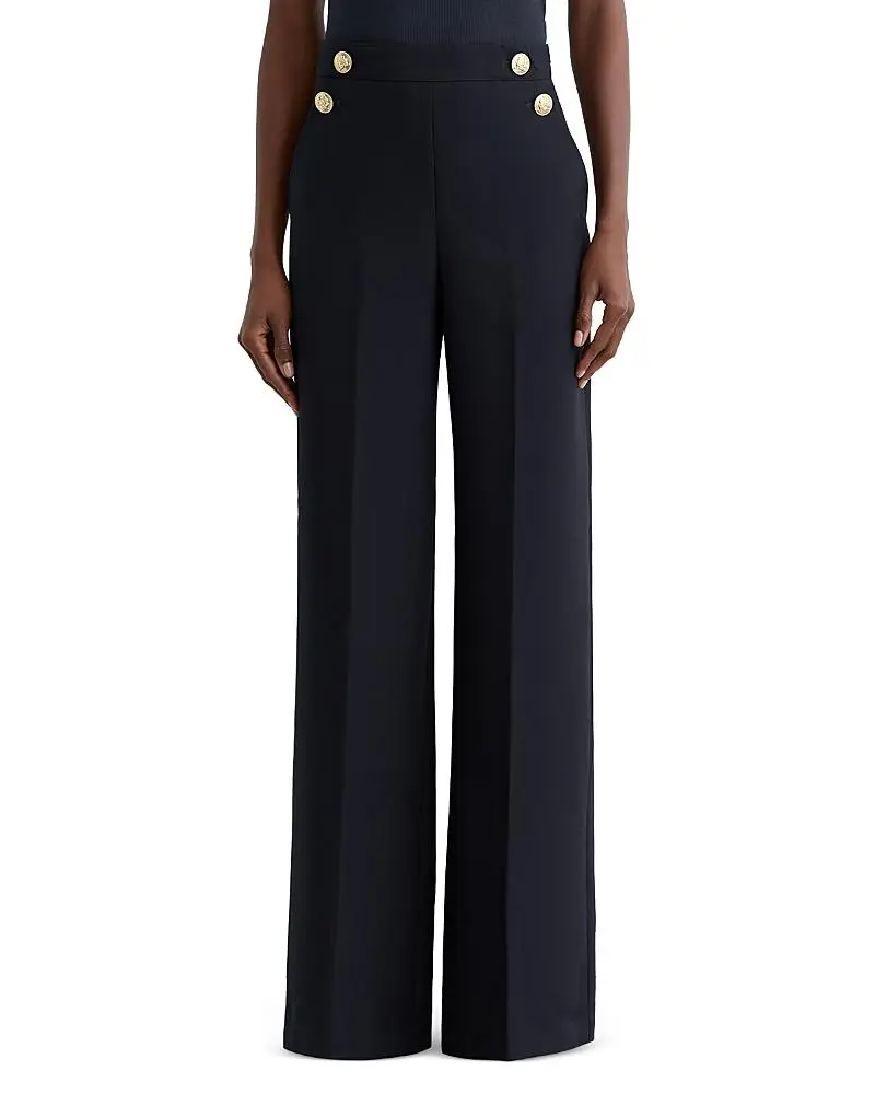 Reiss Petites Carley Wide Leg Trousers