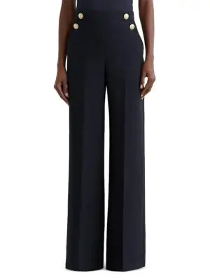 Reiss Petites Carley Wide Leg Trousers