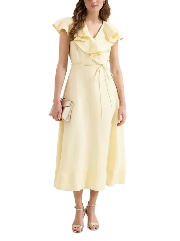 Phase Eight Petites Matilda Yellow Dress