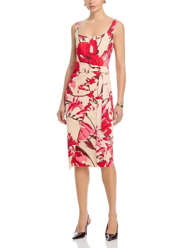 Chiara Boni La Petite Robe Ermy Printed Square Neck Dress