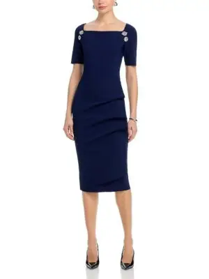 Chiara Boni La Petite Robe Molai Square Neck Dress