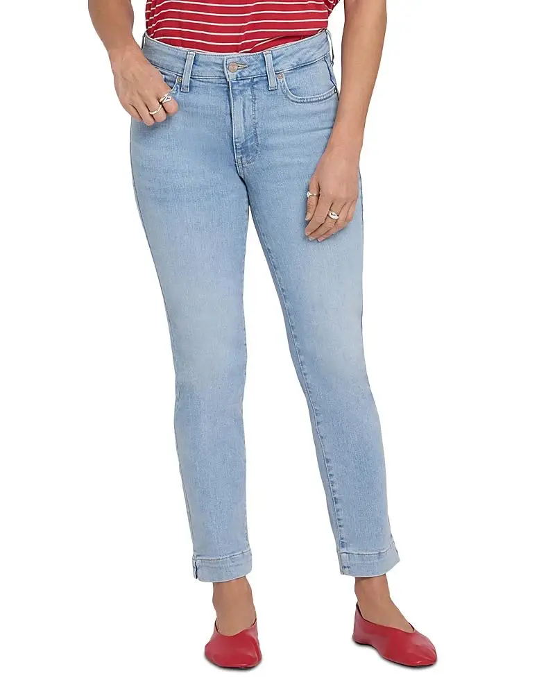 Nydj Sheri Slim Straight Ankle Jeans in Keys View, Regular & Petite
