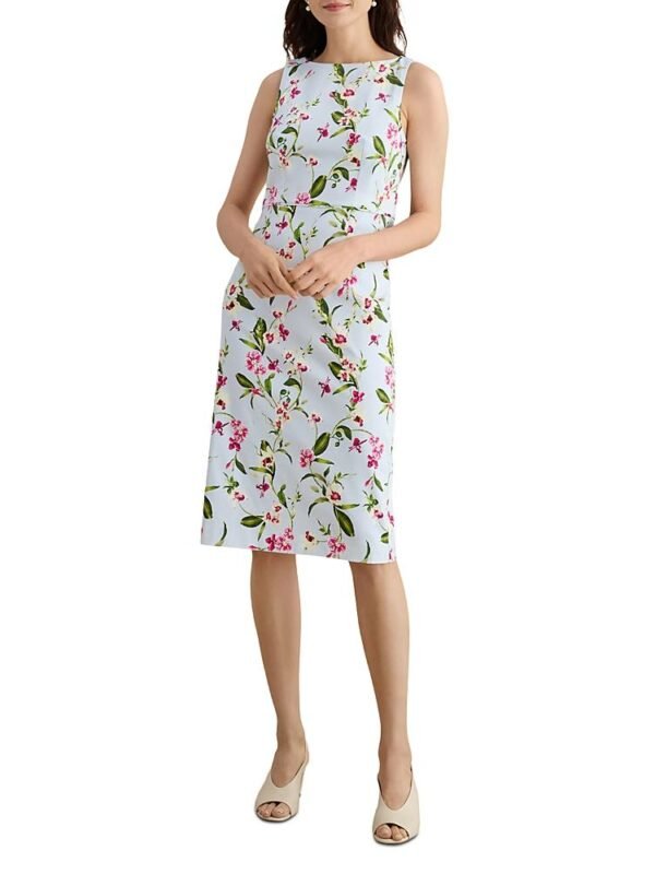 Hobbs London Petites Freda Floral Shift Dress