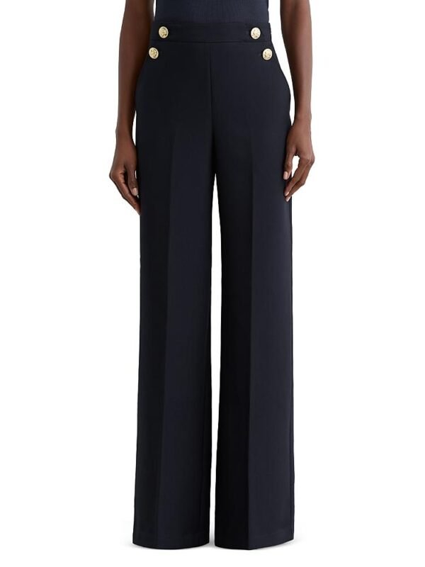 Reiss Petites Carley Wide Leg Trousers