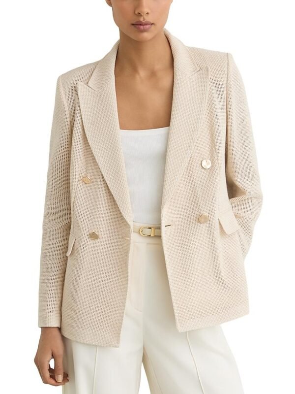 Reiss Petite Fiore Double Breasted Blazer